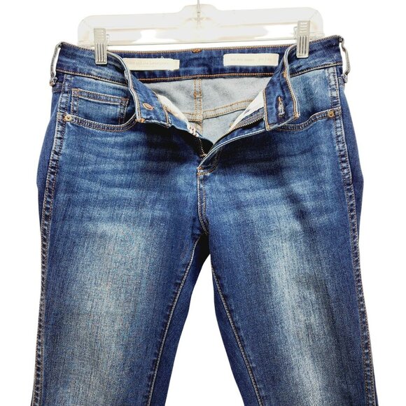 Pilcro And The Letterpress By Anthropologie Mid Rise Skinny Jeans Size 29 blue - Picture 11 of 15